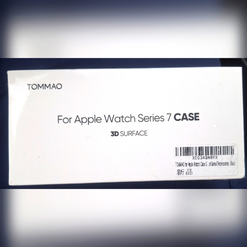 2 Pack Tempered Glass Screen Protectors for Apple Watch Series 7 - NEW